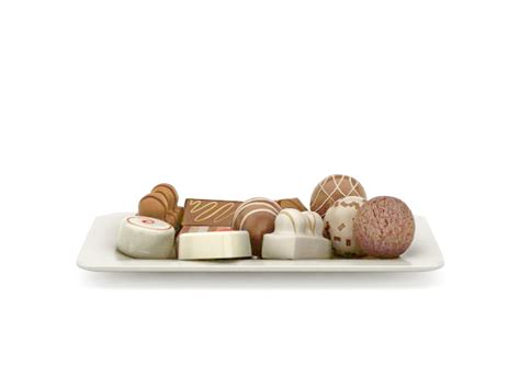 Chocolates Dessert Platters 3d Model 3ds Max Files Free Download Cadnav