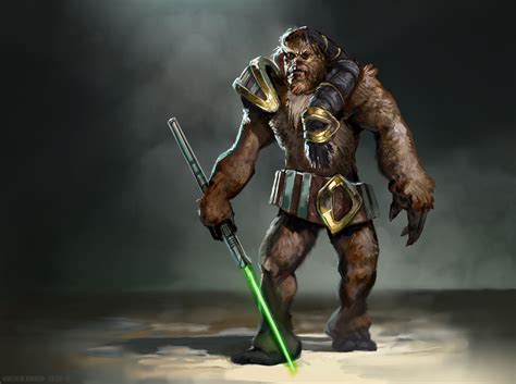 Gungi Wookiee Jedi The Closest Weve Come In The Canon Is Gungi A Wookiee Who Was Training To