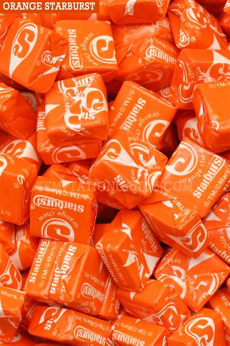 Outrageously Tasty Orange Starburst Candy If Orange Is Your Favorite