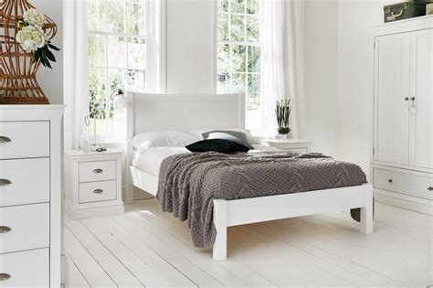 Camden White Wooden Bed Frame £279 | White wooden bed frame, White wooden bed, Wooden bed design