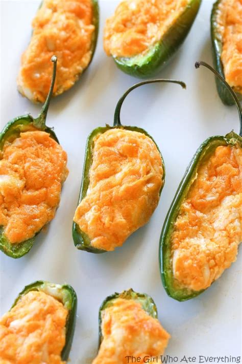 Buffalo Chicken Jalapeno Poppers The Girl Who Ate Everything