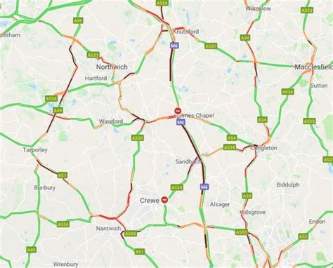 There will be an improved. LIVE: M6 traffic update as motorway closed northbound ...