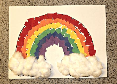 Rainbow Paper Craft For Kids Live Well Play Together