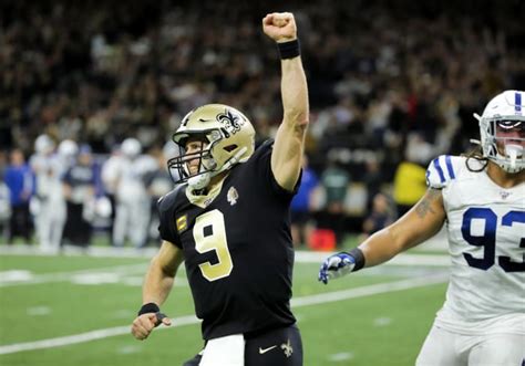 New Orleans Saints Eliminate Colts From Playoff Contention As Brees