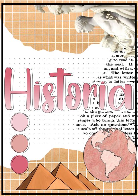 Portada Digital Historia School Book Covers Bullet Journal Lettering