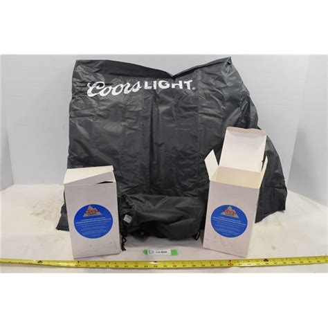 2 New Coors Light Lazy Bag Inflatable Chair Bodnarus Auctioneering