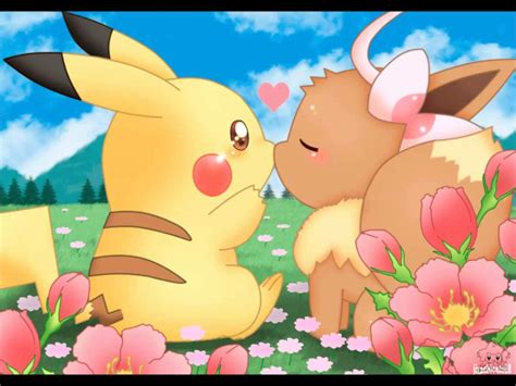 Pikachu And Eevee Pokémon Amino