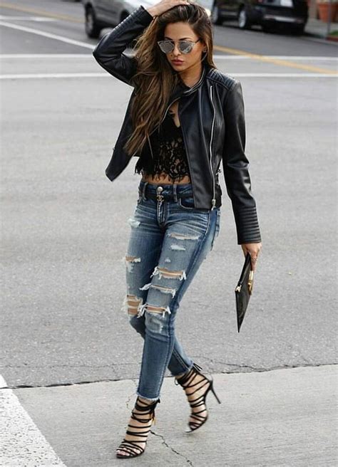 Ripped Jeans Outfits That Prove Denim Is Here To Stay Womens Ripped