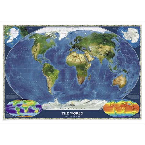 Laminated World Map World Maps