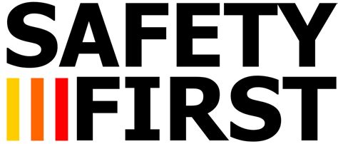 Logo Safety First Png