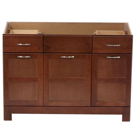 Glacier bay is a thermofoil door for cornerstone and millennia available in white. Glacier Bay Casual 48 in. W x 21 in. D x 33.5 in. H Vanity ...