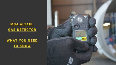 Msa Altair Gas Detector The Features And Benefits From Frontline