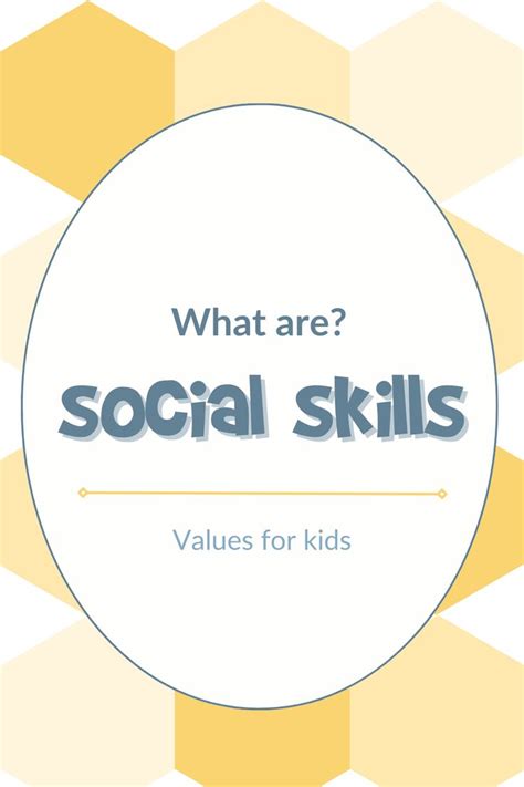 What Are Social Skills Definition Moral Values For Kids Social