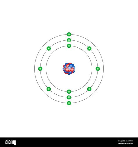 Magnesium Mg Diagram Of The Nuclear Composition And Electron
