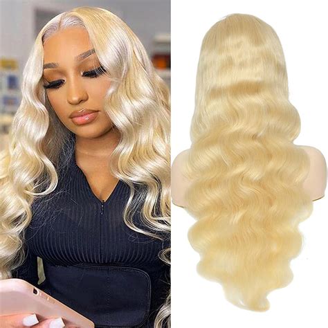 Loyom 613 Body Wave Lace Front Wig Human Hair 10a Brazilian 13x4 Blonde Lace
