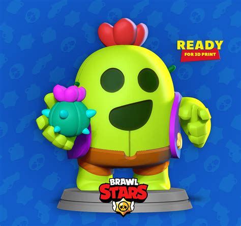 Every day new 3d models from all over the world. Spike - Brawl Stars Fanart 3D printable model | CGTrader