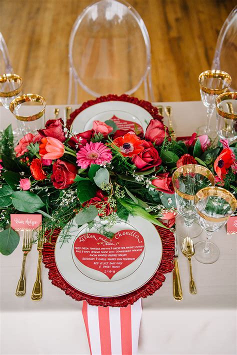 Pink And Red Valentines Day Wedding Ideas Every Last Detail