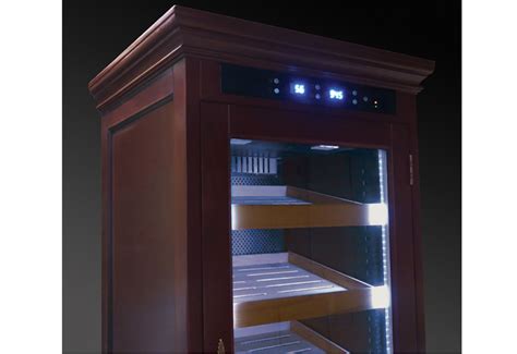 (220/240v option available, please contact us for lead time and shipping quote) click here for additional. Electronic Cigar Humidor Cabinet - Adjustable Temperature ...