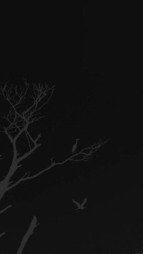 Download Minimalist Tree Graphic Beautiful Dark Background Wallpaper