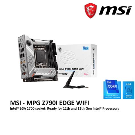 Msi Mpg Z790i Edge Wifi Intel Lga 1700 Itx Motherboard Shopee Malaysia