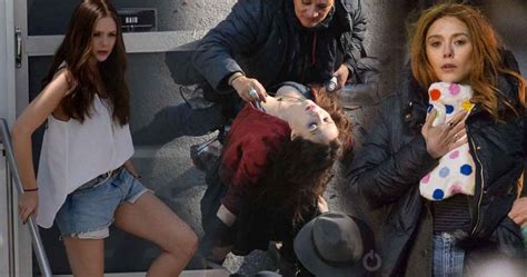 25 Awesome Elizabeth Olsen On Set Pictures That Will Blow Your Senses
