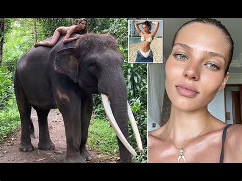 Russian Influencer Is Condemned For Posing Naked On An Elephant YouTube