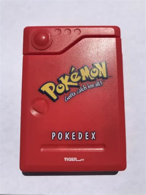 1998 Original Pokemon Pokedex Handheld Game Tiger Tested And Works 60