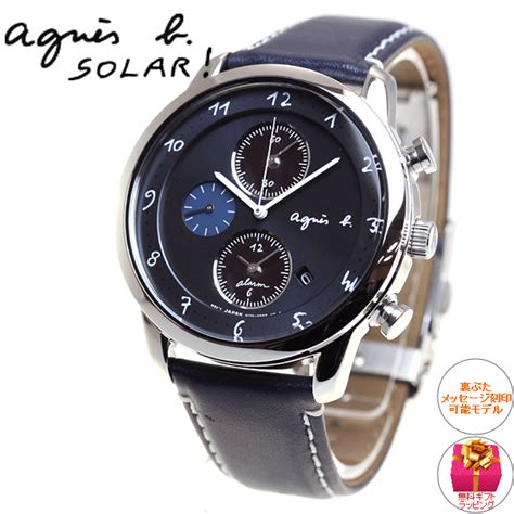asr agnis b agnes b solar watch men marcello chronograph fbrd972 rakuten global market