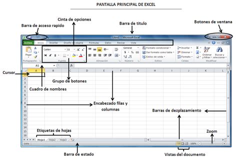 Hoja De Excel Trabajo De Informatica