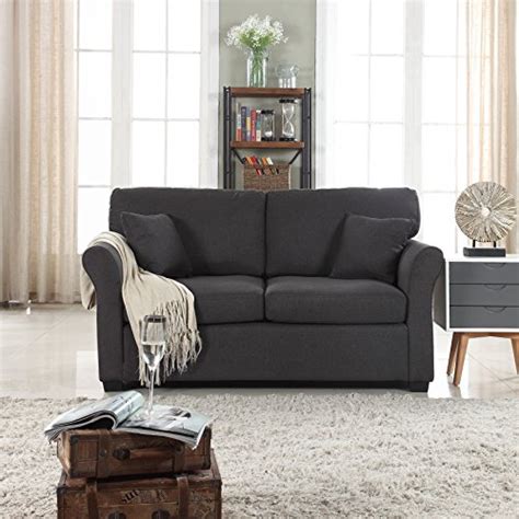 Classic And Traditional Ultra Comfortable Linen Fabric Loveseat