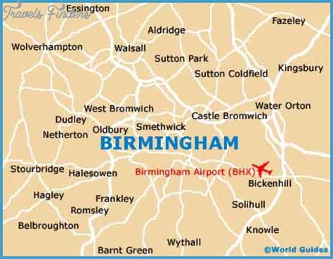 Map Of Birmingham Travelsfinderscom