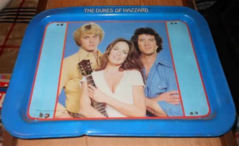 Vintage Dukes Of Hazzard Tv Folding Legs Tray 1981 Warner Bros Inc Daisy Duke 1500 Picclick