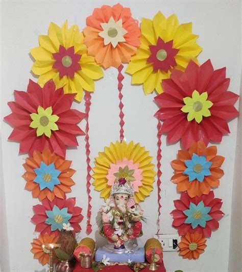 Ganpati Decoration At Home With Flowers Book Online Lowest Price