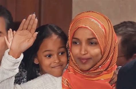 With Her Daughter By Her Side Ilhan Omar Was Sworn In As The First So Botwc