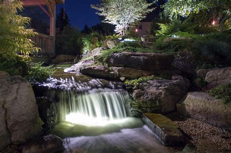 Led Underwater Pond And Water Feature Lighting Services Rochester Ny
