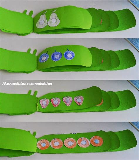 Very hungry caterpillar homeschool printables ~ color and number names. Children's Online Library: The Very Hungry Caterpillar