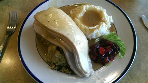Bob evans restaurant has two different farmhouse feast options for thanksgiving. blackened steak - Picture of Bob Evans, Watertown ...