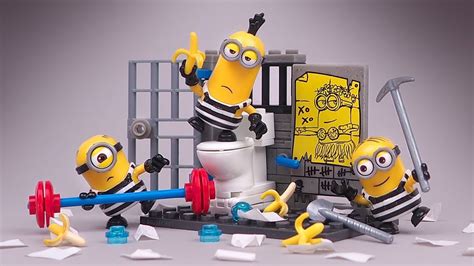Minions In Prison And Jail Break By Mega Construx Despicable Me 3