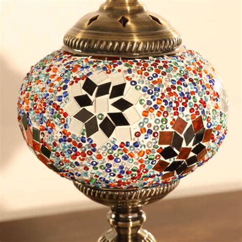 Turkish Mosaic Table Tallboy Lamp Jarri Lights