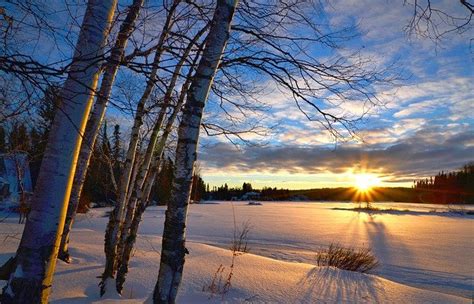 Winter Landscape Sunset · Free Photo On Pixabay