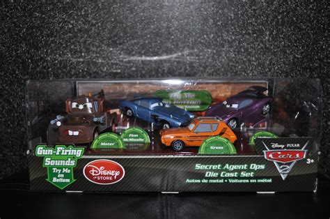 Disney Pixar Fanatics Disney Store Cars 2 Die Cast Car Sets