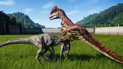 Deinonychus Velociraptor Dilophosaurus Jurassic World Evolution