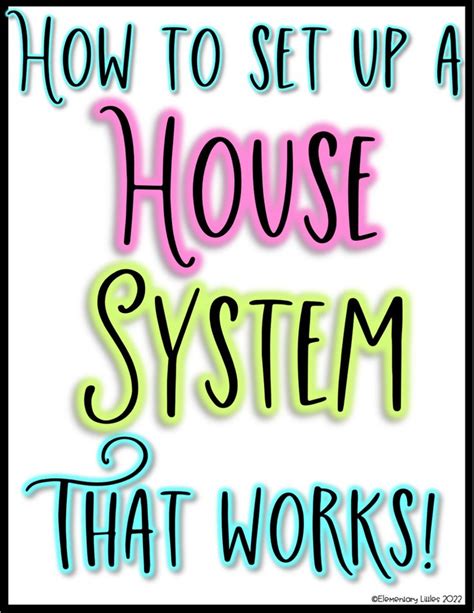 How To Implement A House System In The Classroom House System Ron