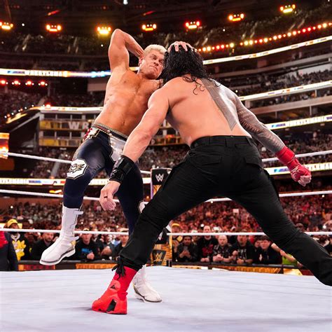 Roman Reigns Vs Cody Rhodes Undisputed WWE Universal Title Match WrestleMania WWE
