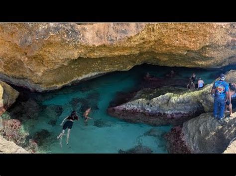 New Natural Pool Cave Pool Aruba 2021 YouTube