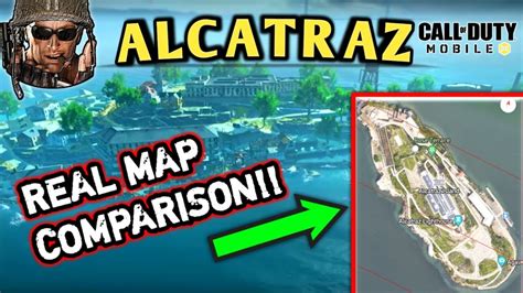Cod Mobile Alcatraz Map Vs Real Alcatraz Comparison Montage Call Of