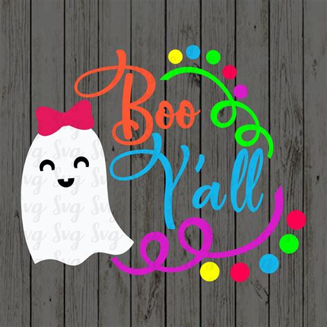 Boo Y'all SVG, Halloween svg,Ghost svgs,Ghost Monogram svg,Ghost svg,halloween svg files ...