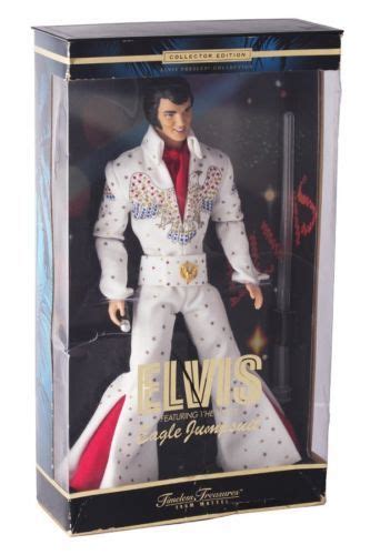 Elvis Presley In Eagle Jumpsuit Timeless Treasures Nib Concert Barbie