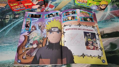 Álbum do Naruto COMPLETO 50 Figurinhas Promoção Buzzy 2023 YouTube