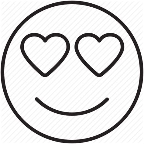 Heart Eyes Emoji Coloring Pages At Getdrawings Free Download